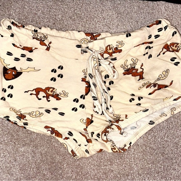 Size small Lazy One ‘Chocolate Moose’ PJ’s - Picture 3 of 4